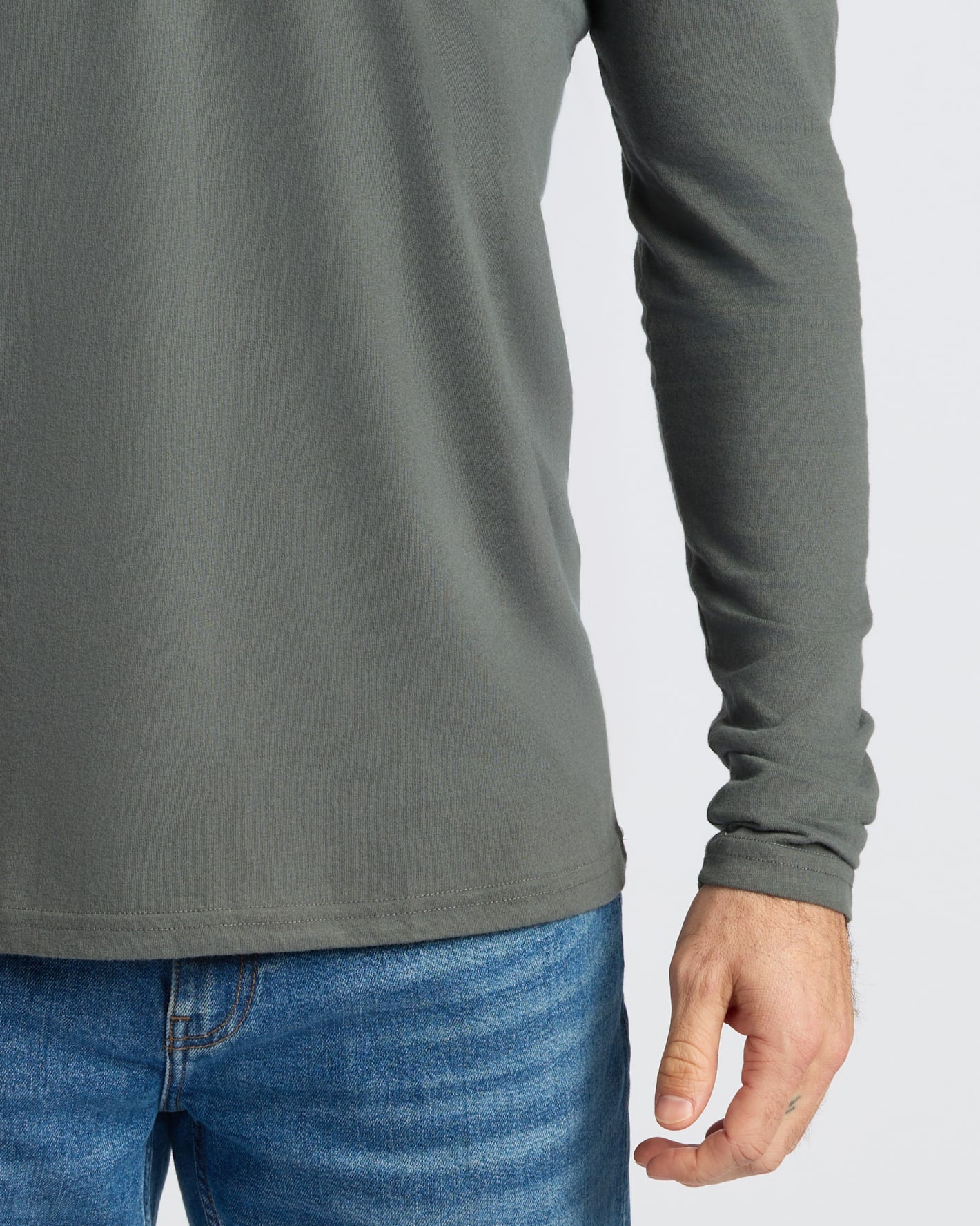 Carbon Classic Long Sleeve Crew Neck