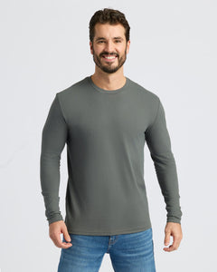 True ClassicCore Long Sleeve Crew Neck T-Shirt 3-Pack