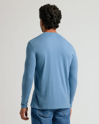 Classic Long Sleeve Crew Neck - Indigo