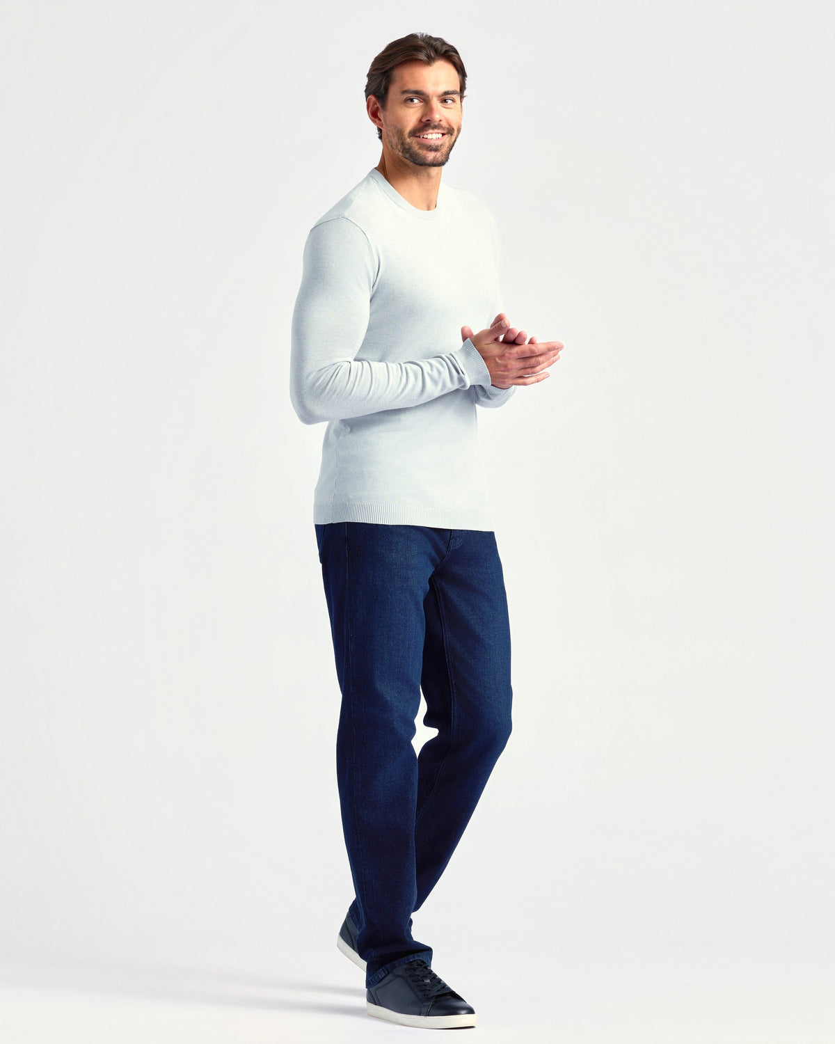 Dressy Crew Neck Sweater 3-Pack