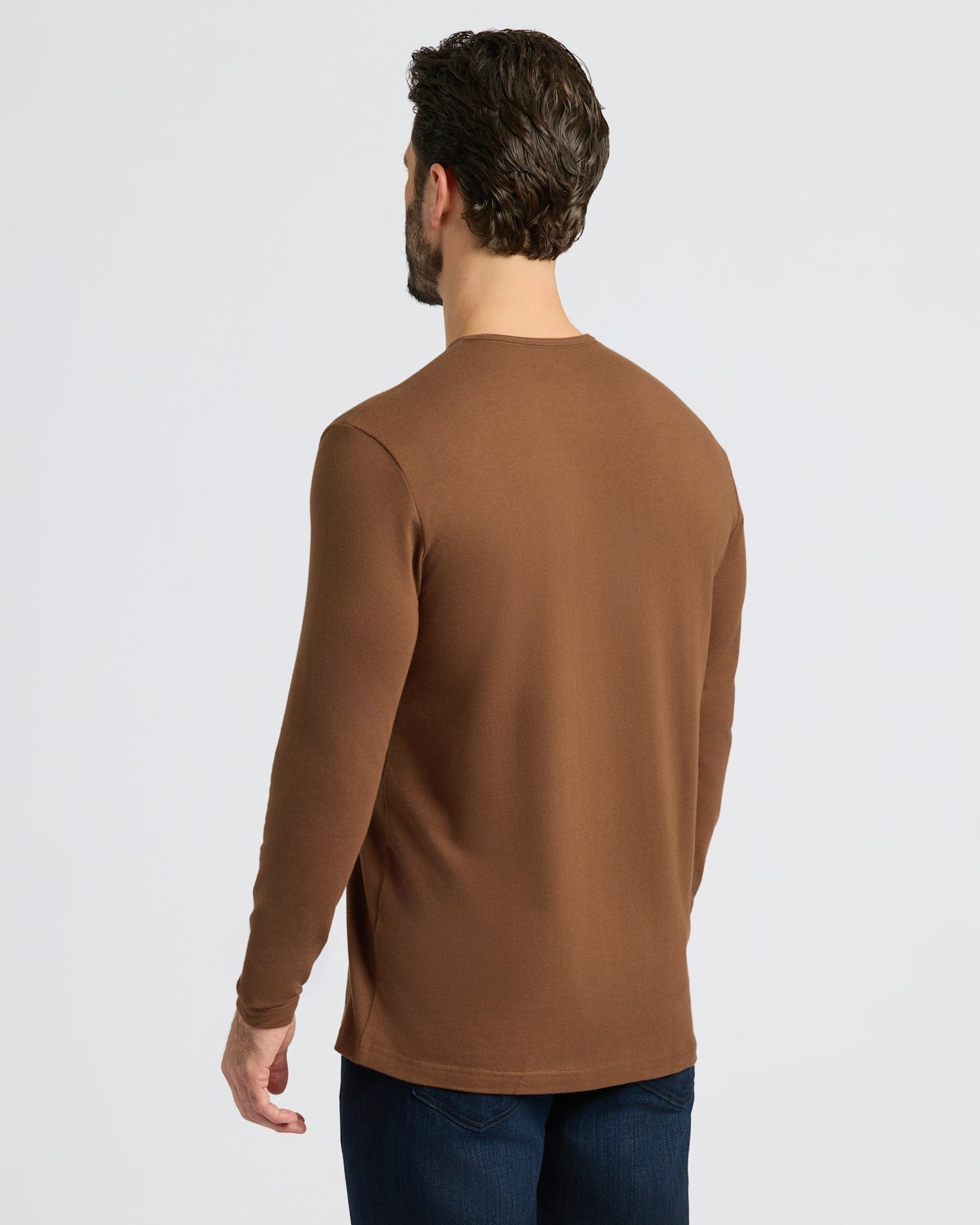 Sepiawood Long Sleeve Henley | Sepiawood Henley Long Sleeve | True