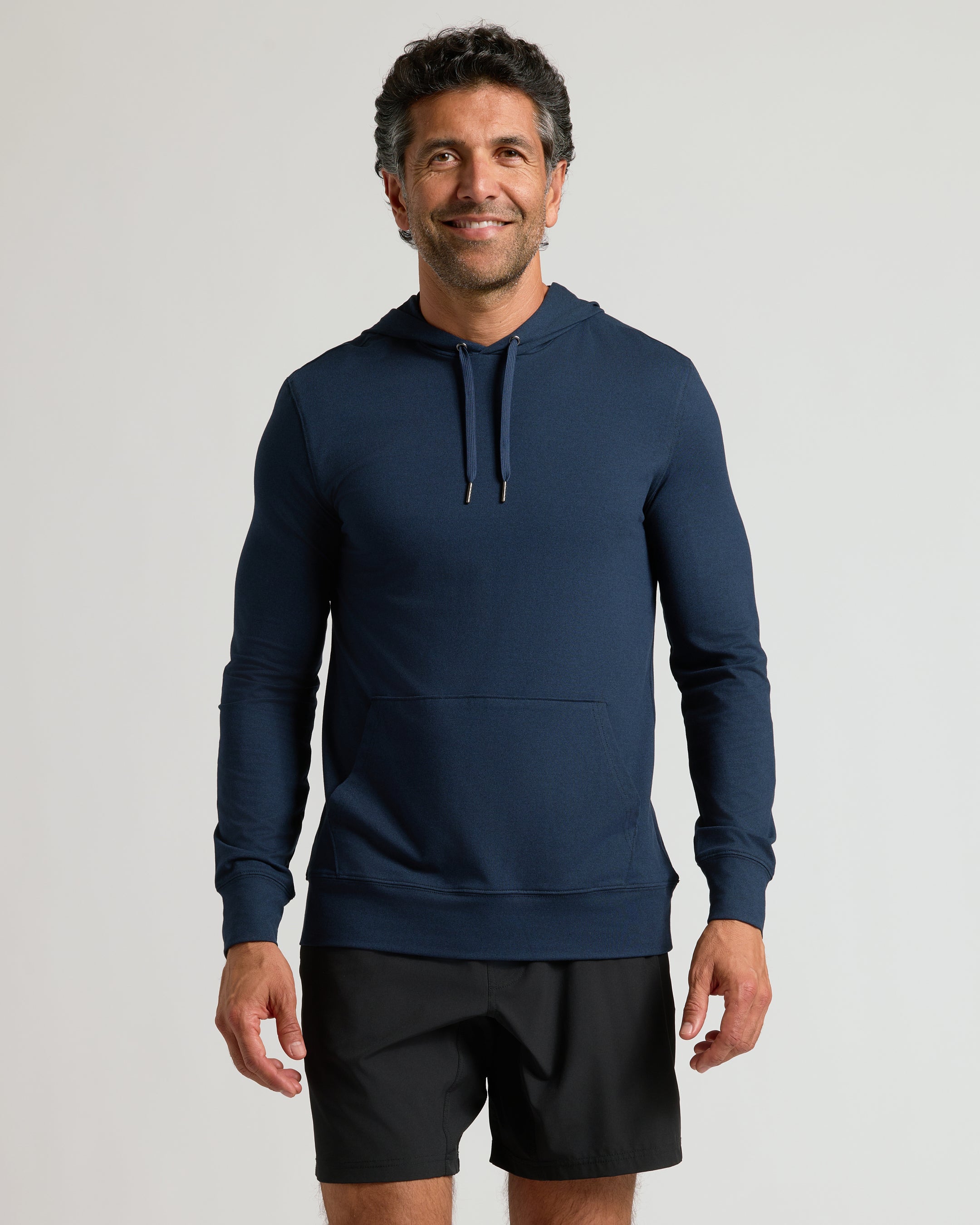 Heather Navy Active Comfort Pullover Hoodie