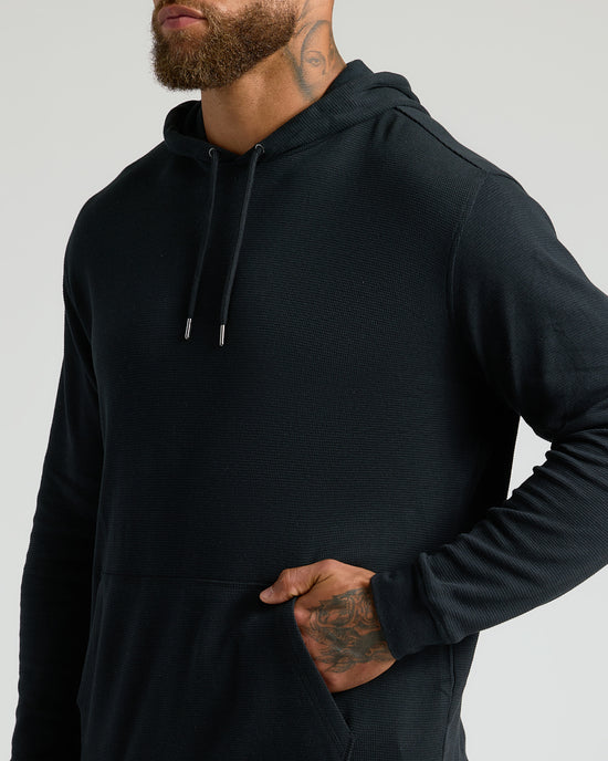 Tan Waffle Leopard Hoodie main image 0