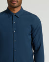 Navy Performance Long Sleeve Dress Shirt