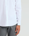 White Performance Long Sleeve Dress Shirt