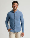 Light Indigo Wash Long Sleeve Chambray Shirt