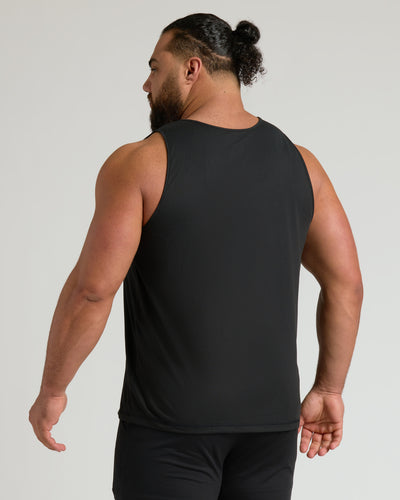 Black Sleeveless Active Mesh Tank 3-Pack
