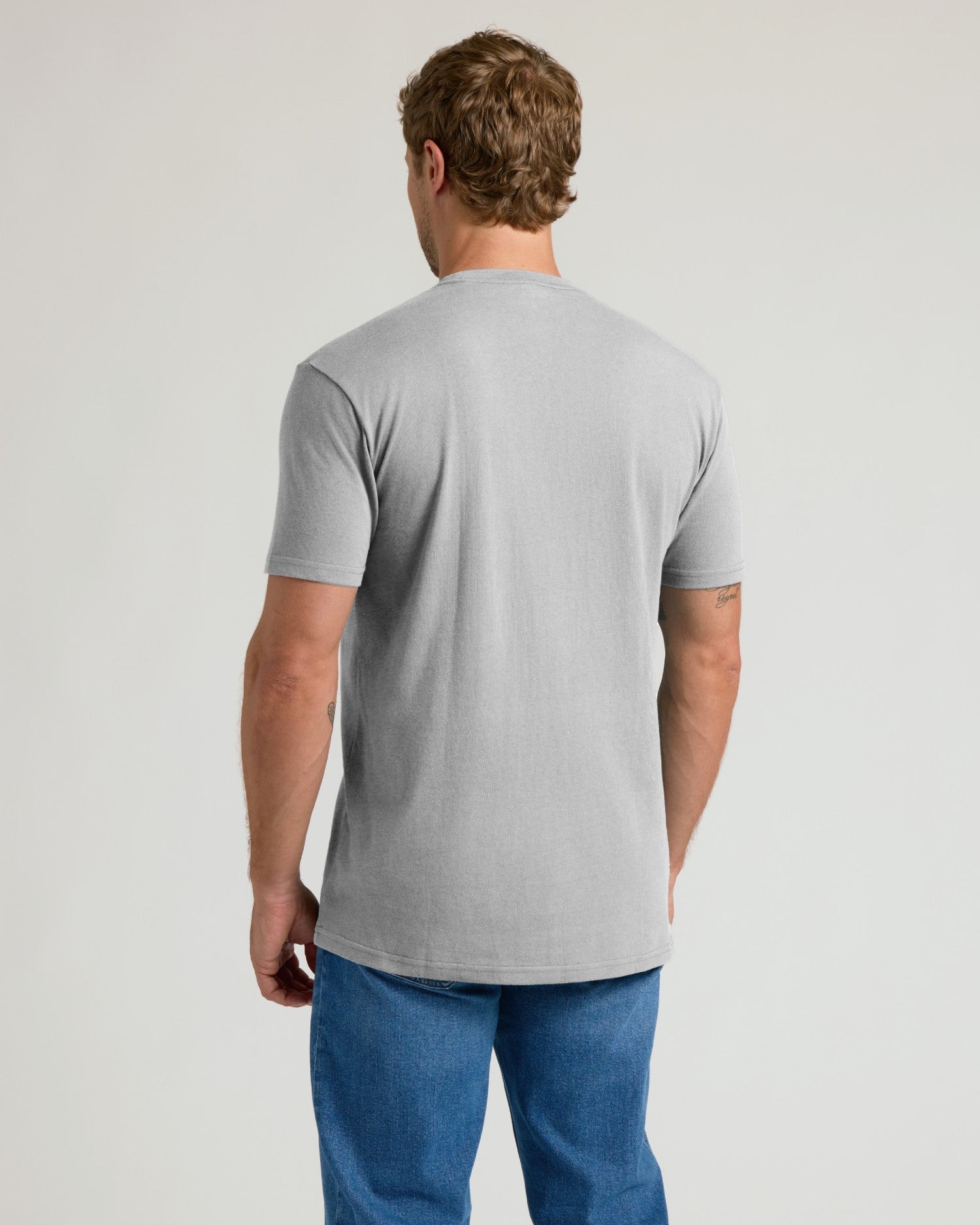 Atlas Pocket Tee - Heather Grey main image 0