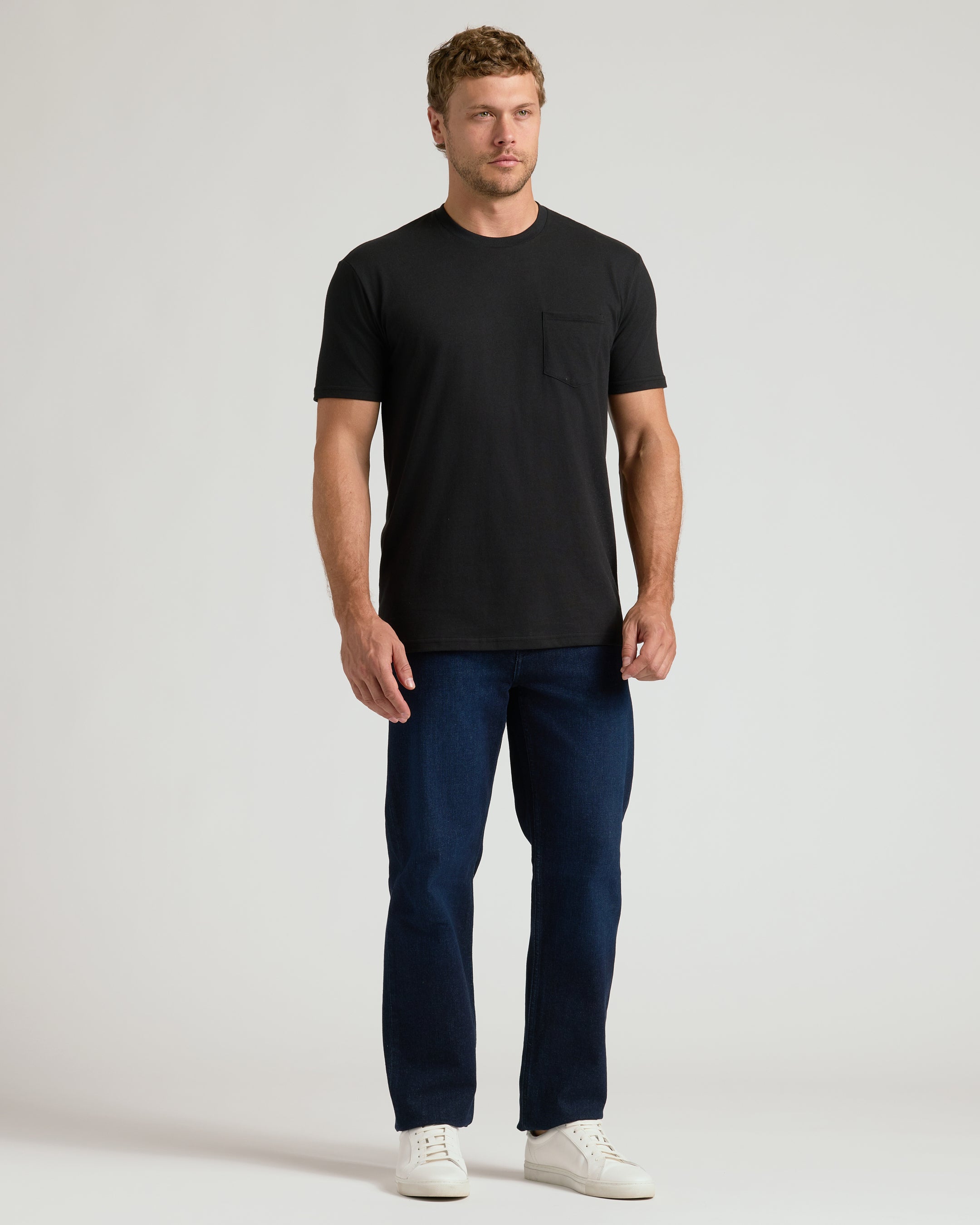 Men's Black Pocket Tee - True Classic