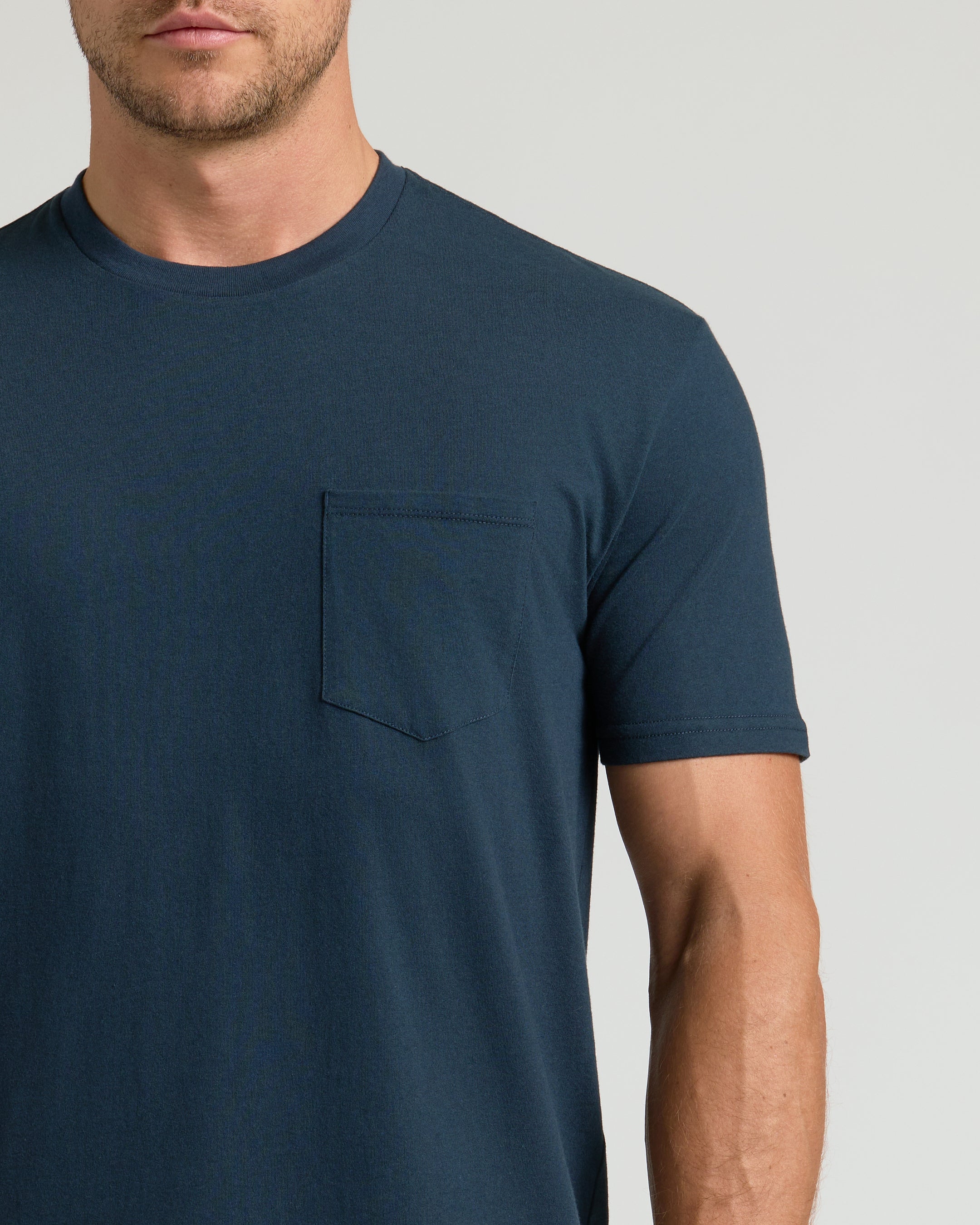 Navy Pocket Crew Tee – True Classic