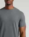 Carbon Tall Straight Hem Crew Neck T-Shirt