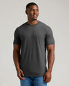 Charcoal Heather Gray Short Sleeve Tall Crew
