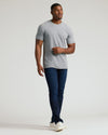 Heather Gray Tall Straight Hem Crew Neck T-Shirt