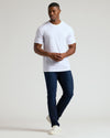 All White Tall Classic Crew 10-Pack displayed on athletic man.