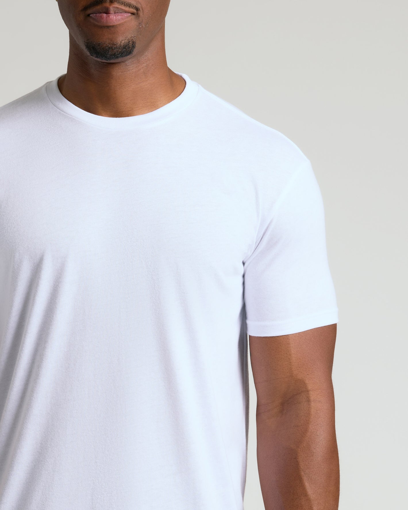 Black & White Tall Classic Crew 10-Pack, white T-shirt, athletic fit.