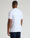 All White Tall Classic Crew 10-Pack worn with dark blue jeans.