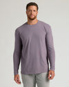 Tall Classic Long Sleeve Crew on male model, relaxed neutral pose.