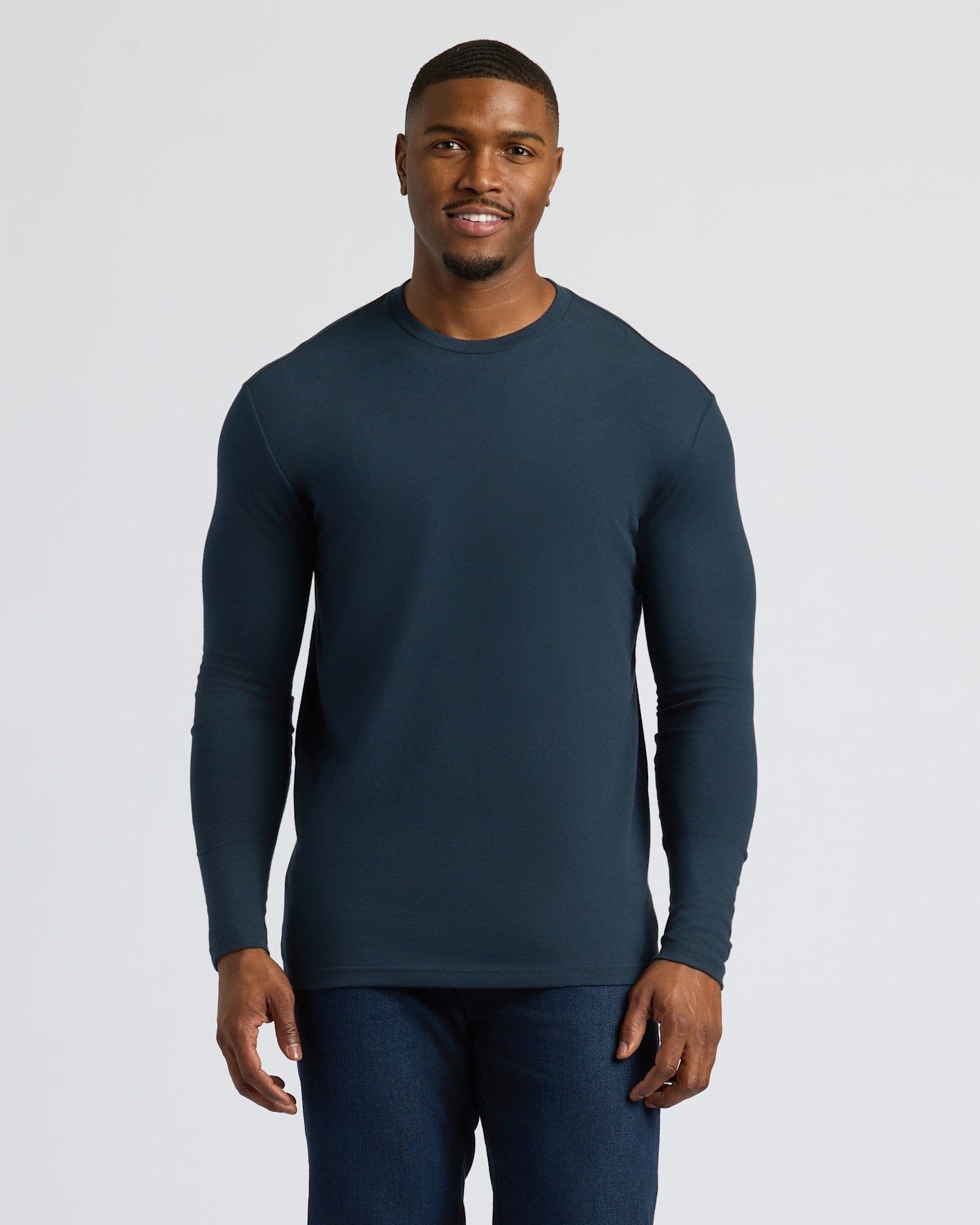 Navy Tall Long Sleeve T-Shirt