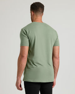 True ClassicMan wearing a green t-shirt on a plain background