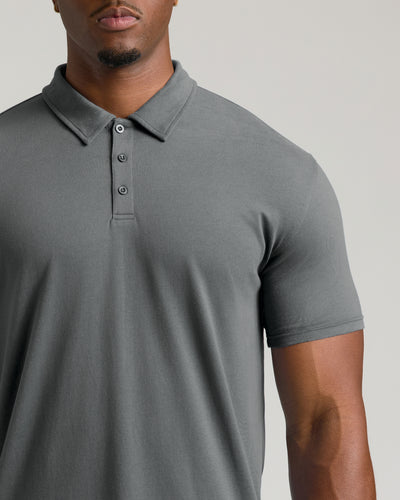 Tall Classic Polo - Carbon