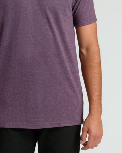 Polo Clásico Alto - Dark Heather Plum