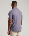 Dark Heather Amethyst Short Sleeve Tall Polo