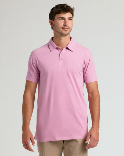 Tall Classic Polo - Heather Mauve