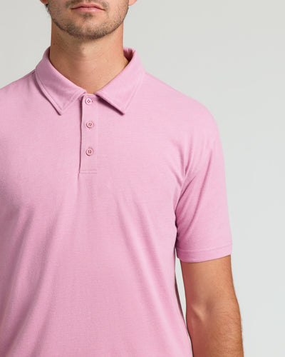 Tall Classic Polo - Heather Mauve