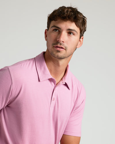 Tall Classic Polo - Heather Mauve