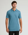 Young man in teal-blue Seasonal Tall Classic Polo.