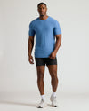 Azul Tall Active Crew Neck 2.0 on model in athletic outfit.