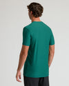 Clover Tall Active Crew Neck 2.0 worn from the back view.