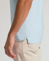 Arctic Short Sleeve Tall Active Polo on model's torso and arm.