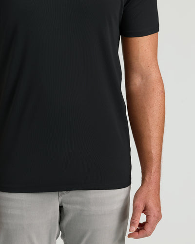 Tall Premium Pima V-Neck - Black