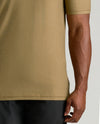 Overland Tall Active V-Neck, shown on a standing person, relaxed fit.