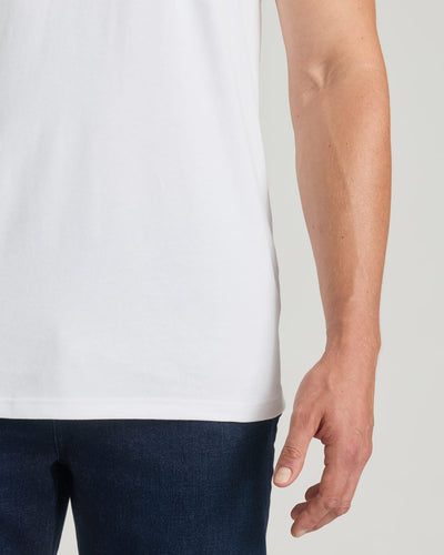 Tall Heavyweight Pocket Crew - White