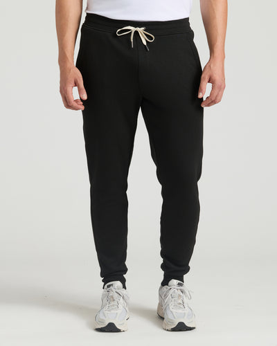 Tall French Terry Fleece Joggers - Black