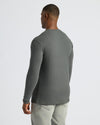 Staple Tall Heavyweight Long Sleeve Pocket Crew 4-Pack, rear view.