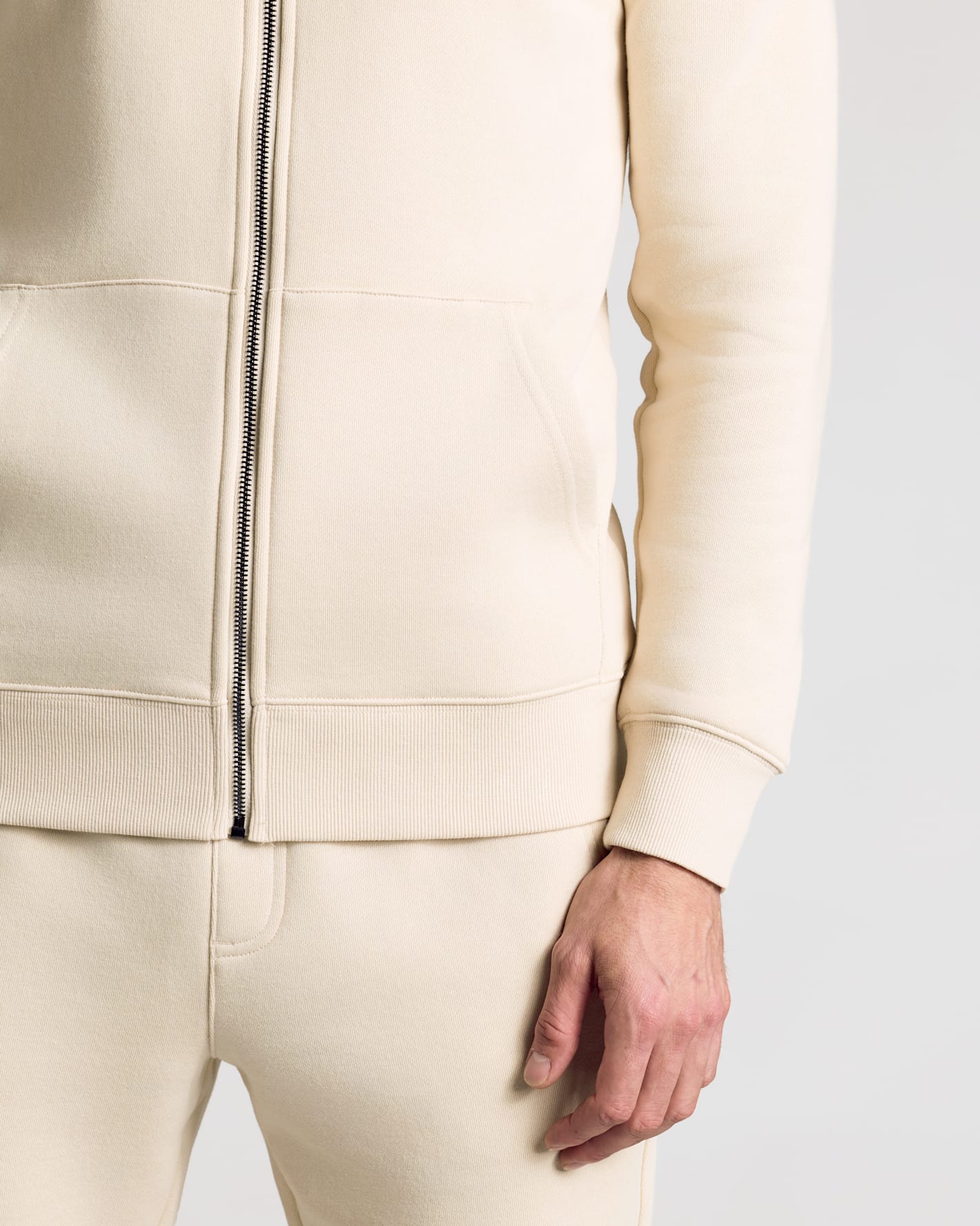 Dune Full Zip Fleece Hoodie & Jogger 2-Pack close-up view.