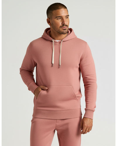 Fleece Pullover Hoodie - Rose
