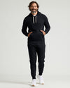 Black Fleece French Terry Pullover Hoodie