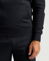 Black Fleece French Terry Pullover Hoodie