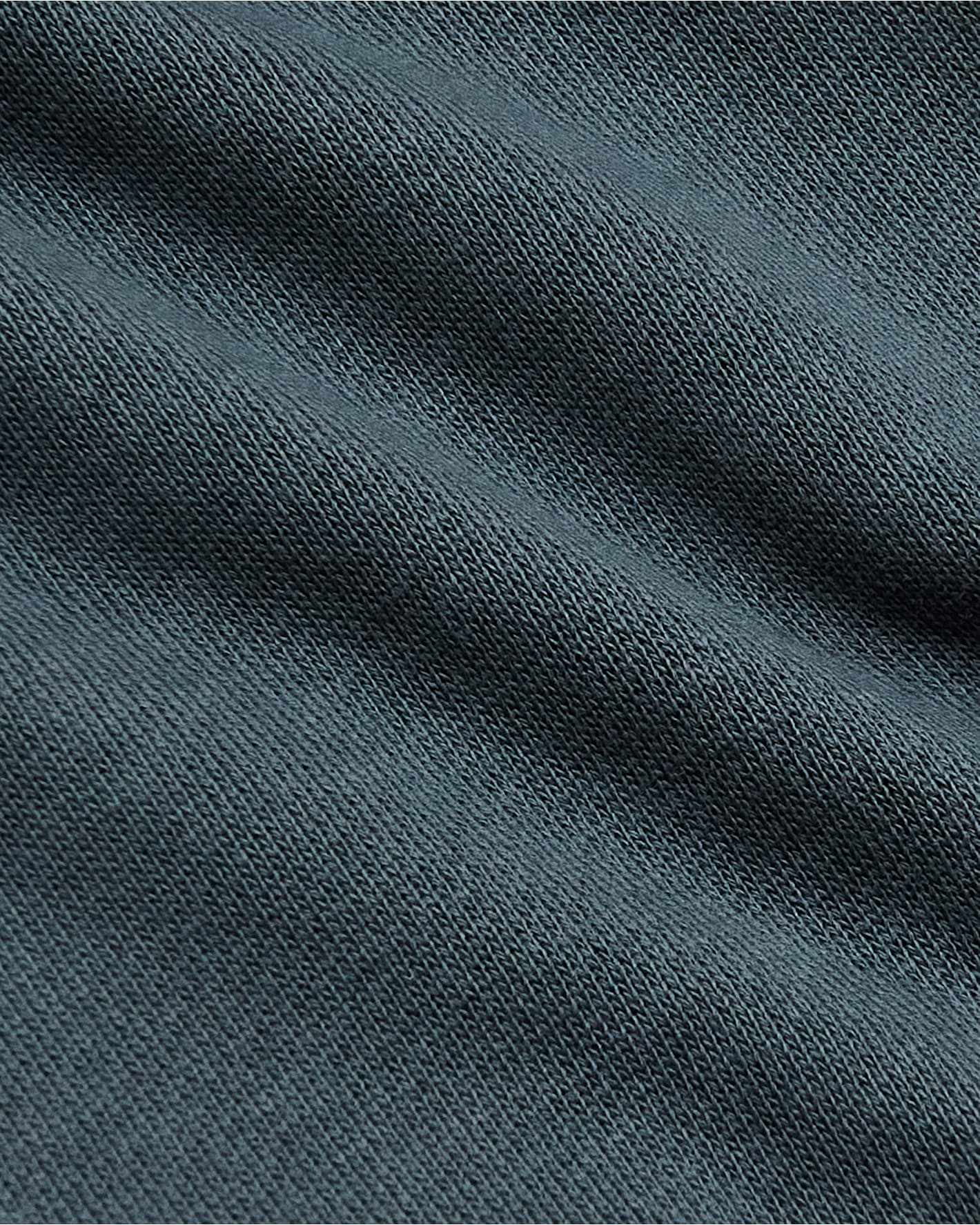 Neptune Fleece French Terry Pullover Hoodie close-up showing knit texture.