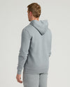 Dark Heather Gray Fleece French Terry Pullover Hoodie