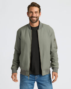 True ClassicCarbon Bomber Jacket