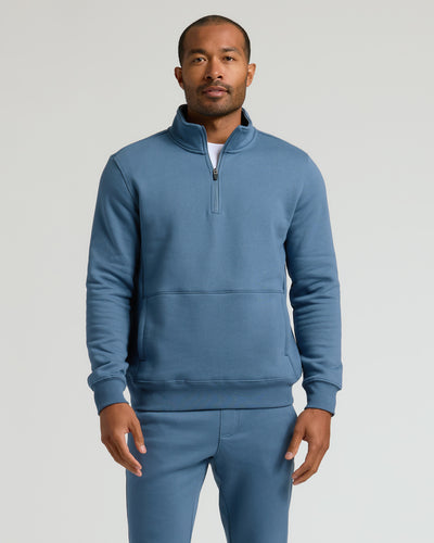 Fleece Half Zip Sweatshirt - Fiord