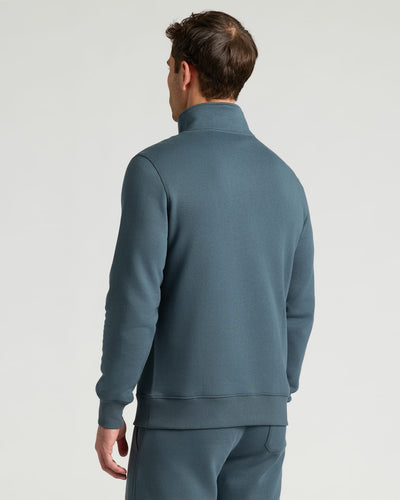 Fleece Half Zip Sweatshirt - Neptune
