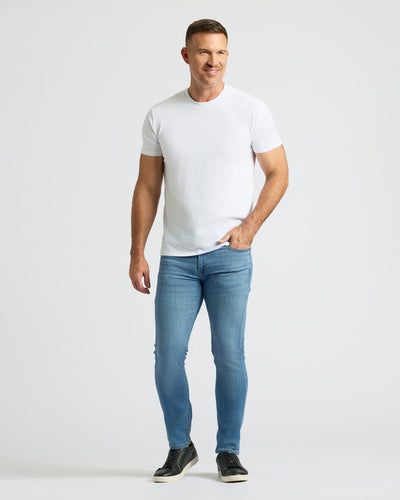 Slim High-Stretch Jeans - Medium Indigo Wash