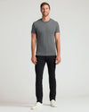 Black Slim Comfort Knit Chino Pant