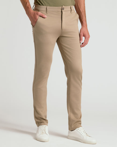 Khaki Khaki Slim Comfort Knit Chino Pant